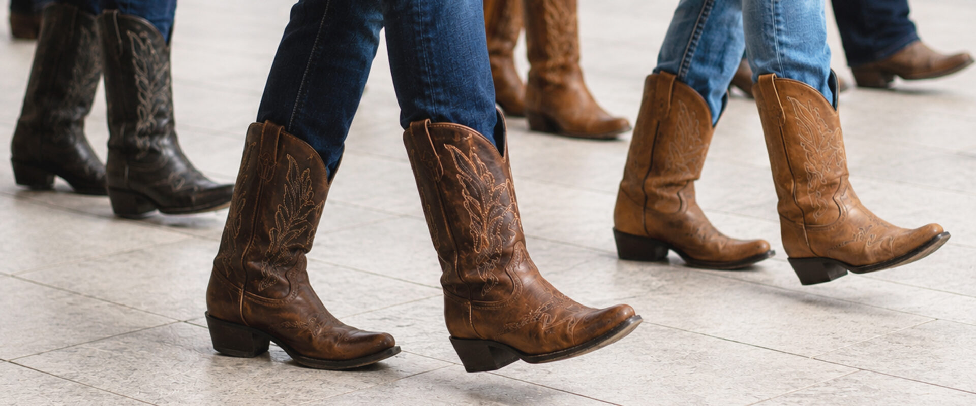 Line Dancing in The Pavilion